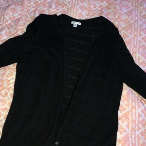Black cardigan